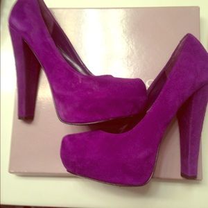 COPY - Bakers Minda Purple Heels. Size 6 1/2